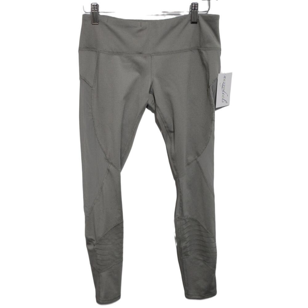Womens Abercrombie & Fitch Gray Grey Athletic Leggings Casual Pants Size Small S
